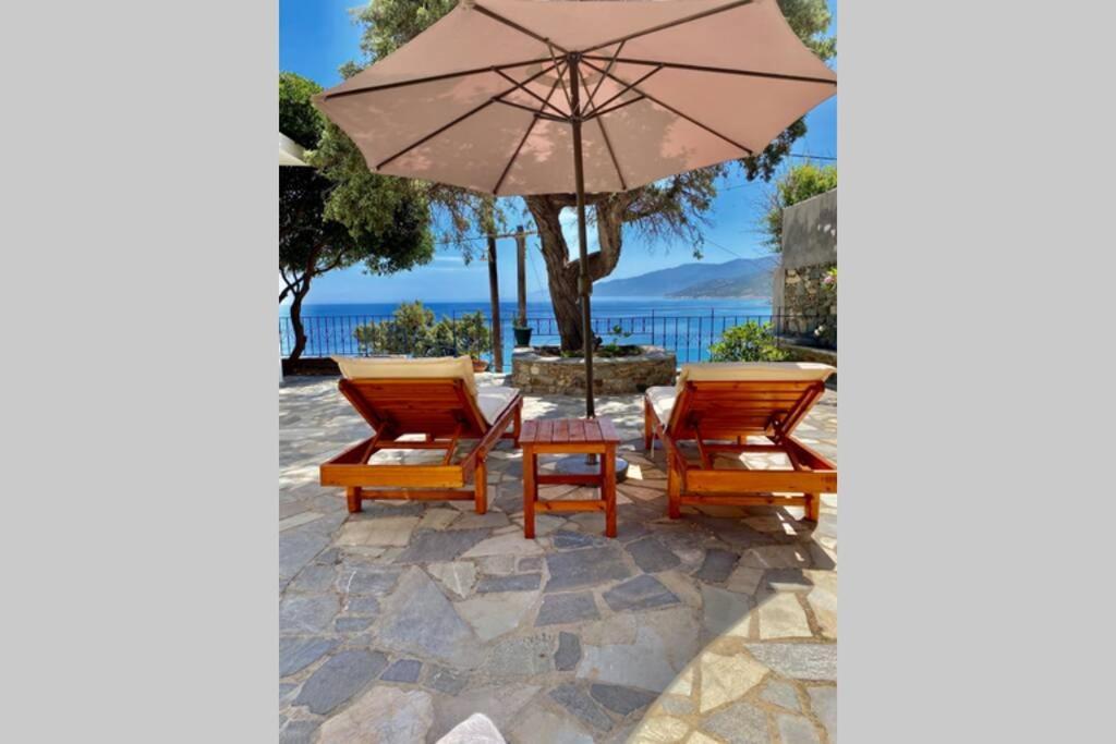 Πέτρινη Αυλή, Αρμενιστης Ικαρια Villa Armenistis  Buitenkant foto