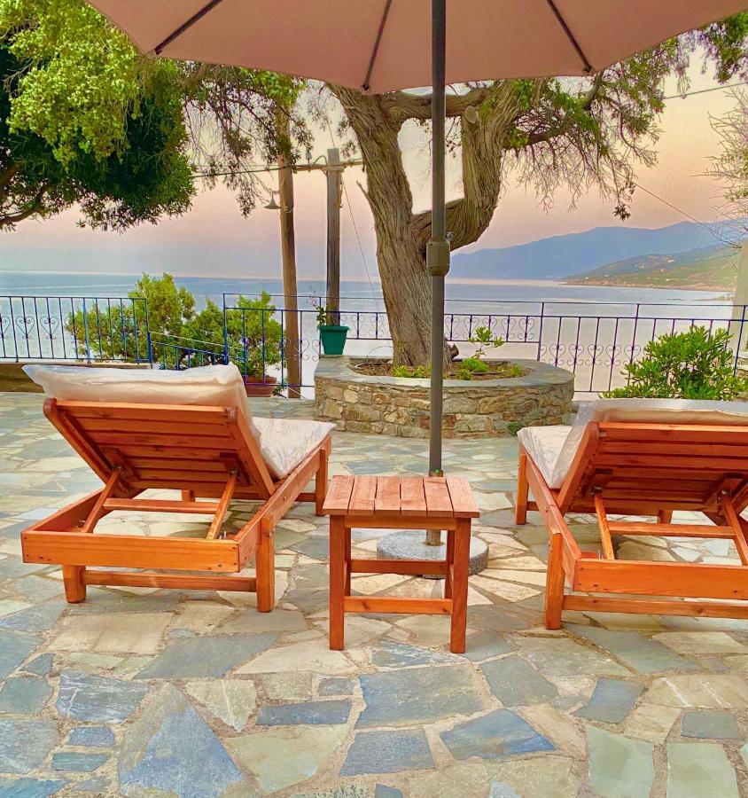 Πέτρινη Αυλή, Αρμενιστης Ικαρια Villa Armenistis  Buitenkant foto